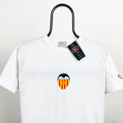 00s Nike Valencia Football T-Shirt White Small