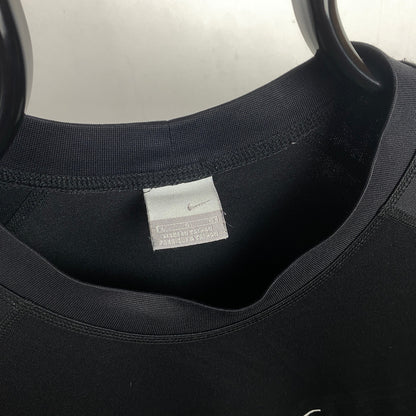 00s Nike Football Shirt T-Shirt Black Large