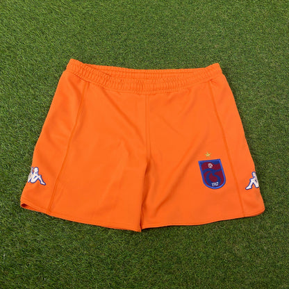 Retro Kappa Trabzonspor Football Shorts Orange Medium