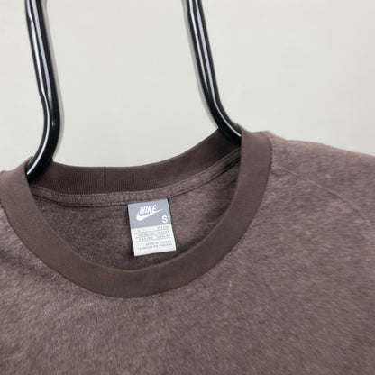 00s Nike T-Shirt Brown Small