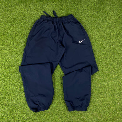 00s Nike Arsenal Windbreaker Tracksuit Set Jacket + Joggers Blue XL
