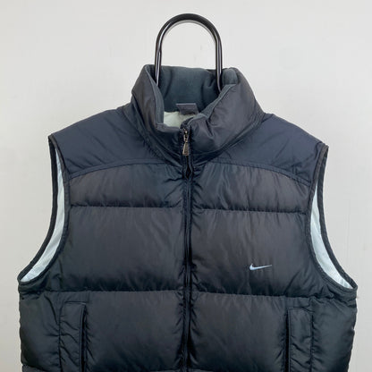 00s Nike Puffer Gilet Jacket Grey Large