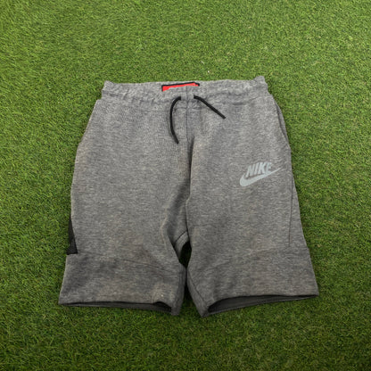 00s Nike Tech Fleece Shorts Grey XS