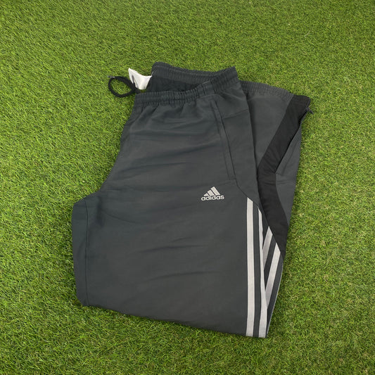 00s Adidas Joggers Grey Medium