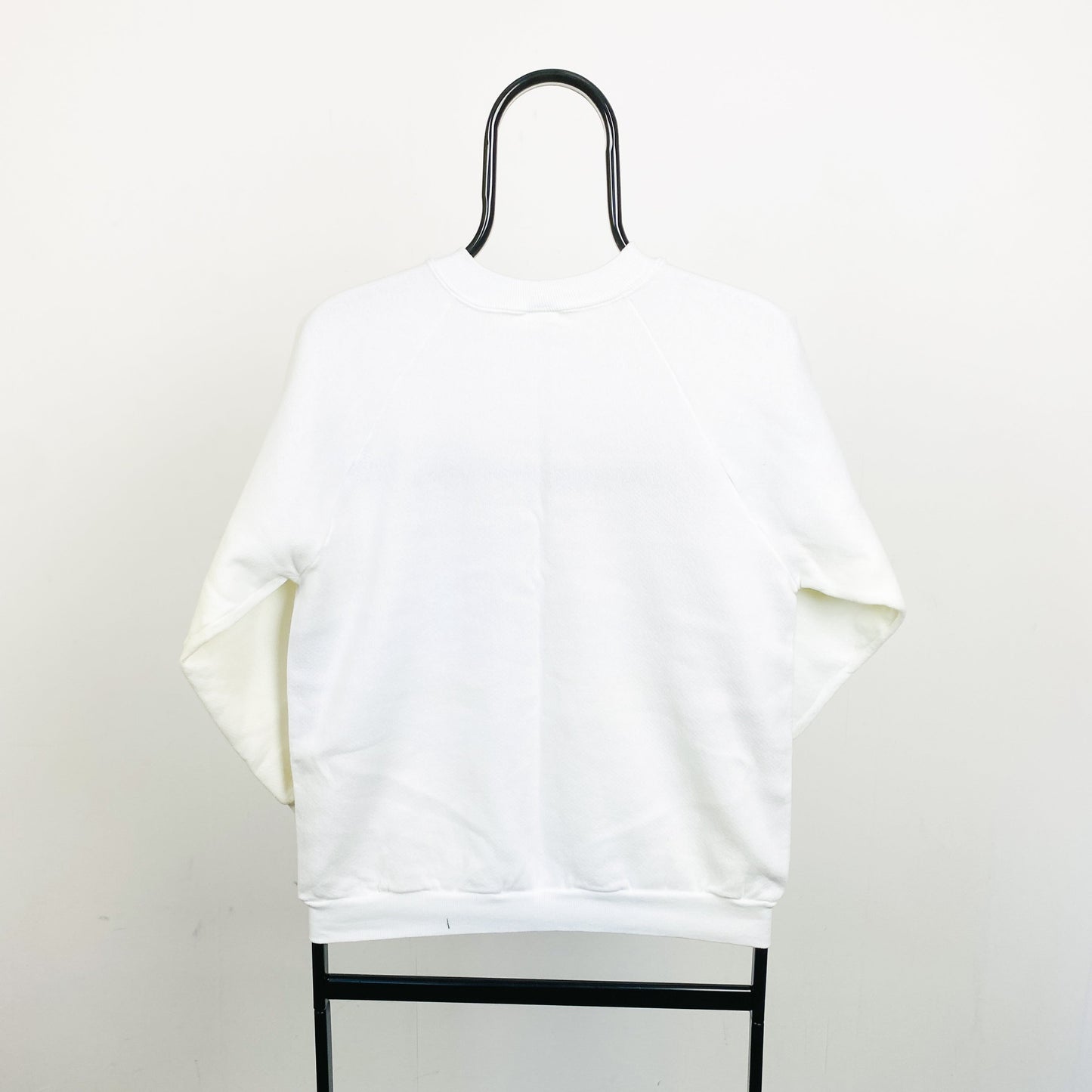 Retro Fruit of the Loom Boeing Sweatshirt White Medium