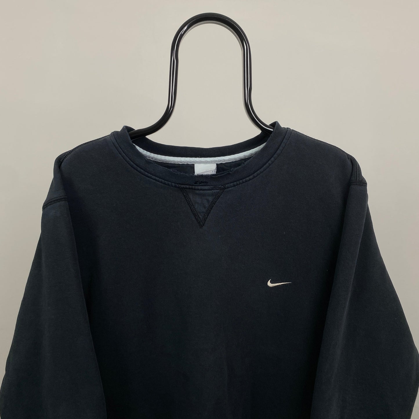 00s Nike Heavyweight Sweatshirt Black Large
