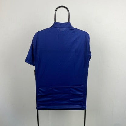 00s Nike Tour De France Cycling T-Shirt Blue Large