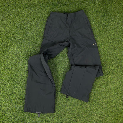 00s Nike Windbreaker Jacket + Joggers Set White Small