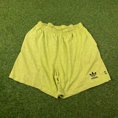 90s Adidas Cotton Trefoil Shorts Green XL