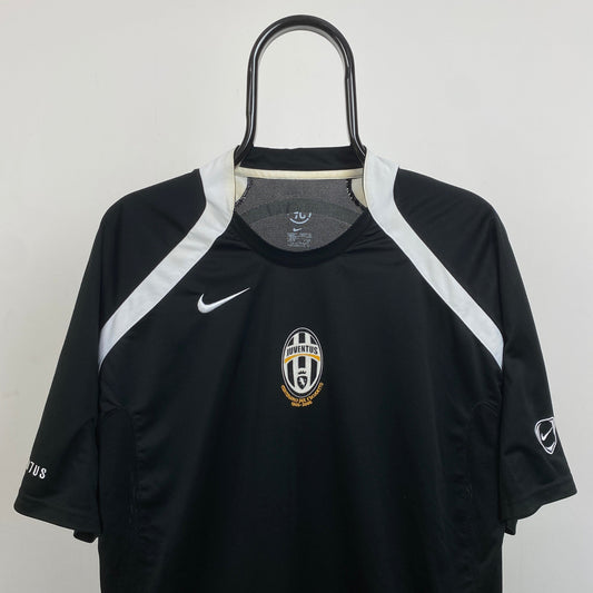 00s Nike Juventus Football Shirt T-Shirt Black XL