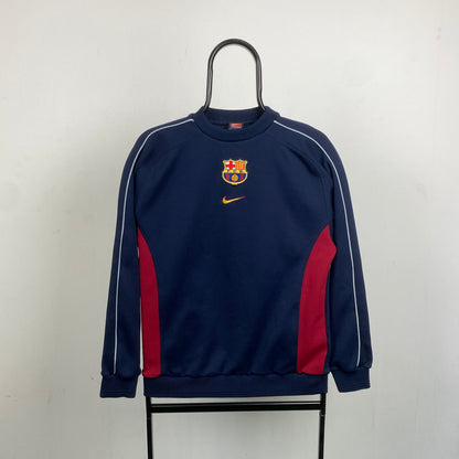 90s Nike Barcelona Sweatshirt Blue Small