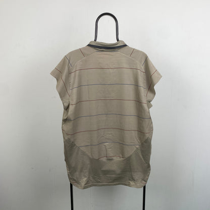 2003/04 Nike Barcelona Football Shirt Vest T-Shirt Brown XL