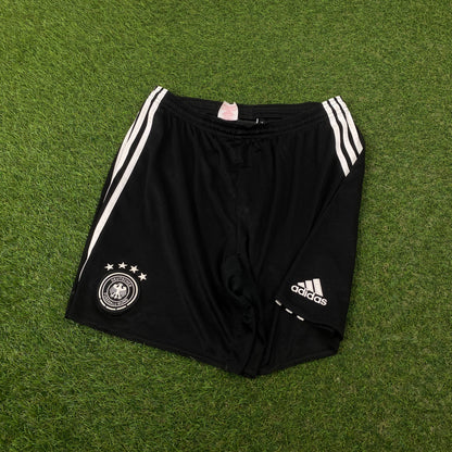 00s Adidas Germany Football Shorts Black Large