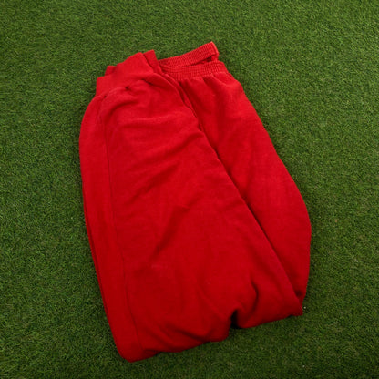 80s Nike Cotton Joggers Red XL