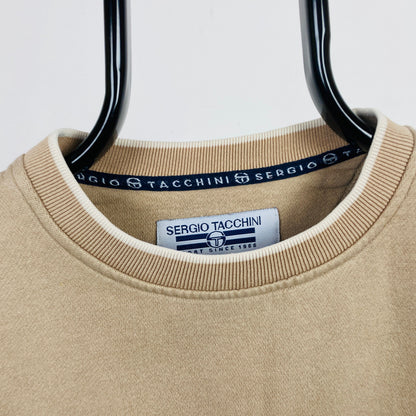 Retro Sergio Tacchini Sweatshirt Brown Small