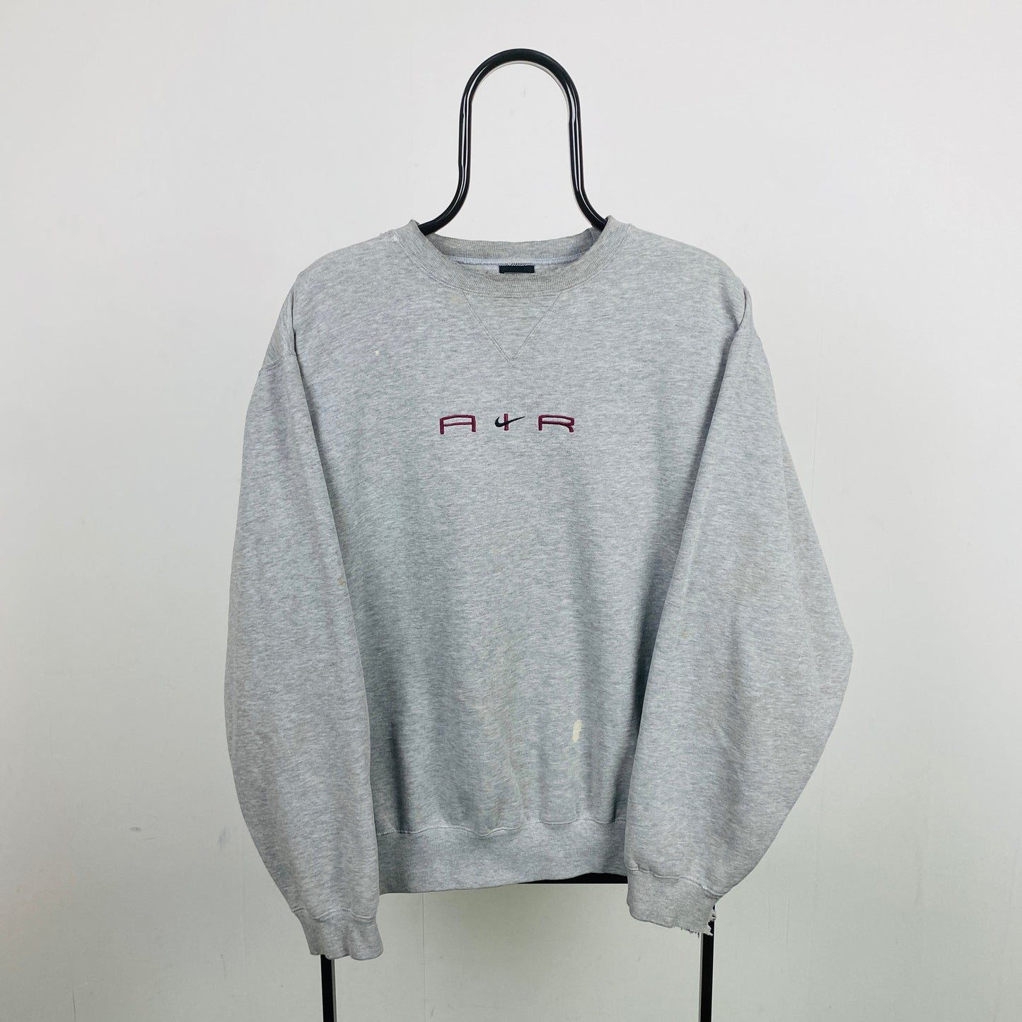 90s Nike Air Sweatshirt Grey Large