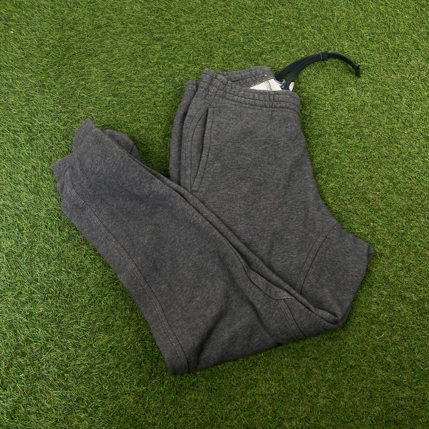 00s Nike Cotton Joggers Grey Small