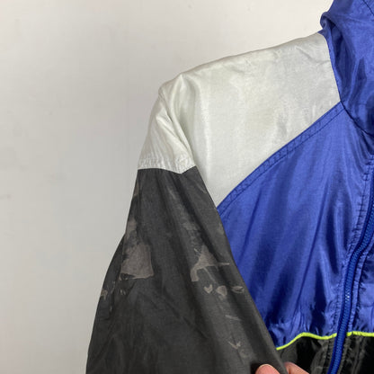 90s Nike Windbreaker Jacket Blue Large
