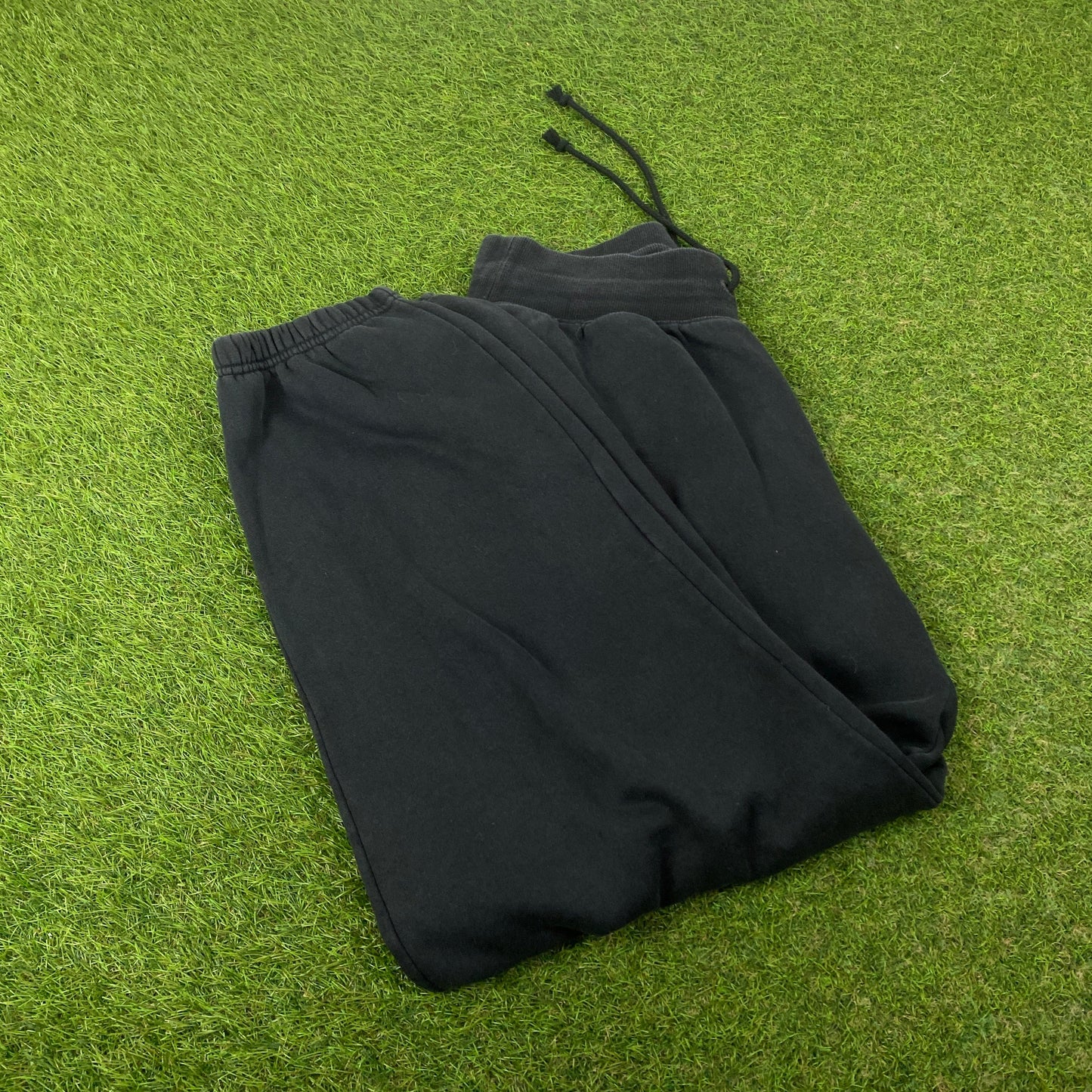 00s Nike Wide Leg Cotton Joggers Black Medium