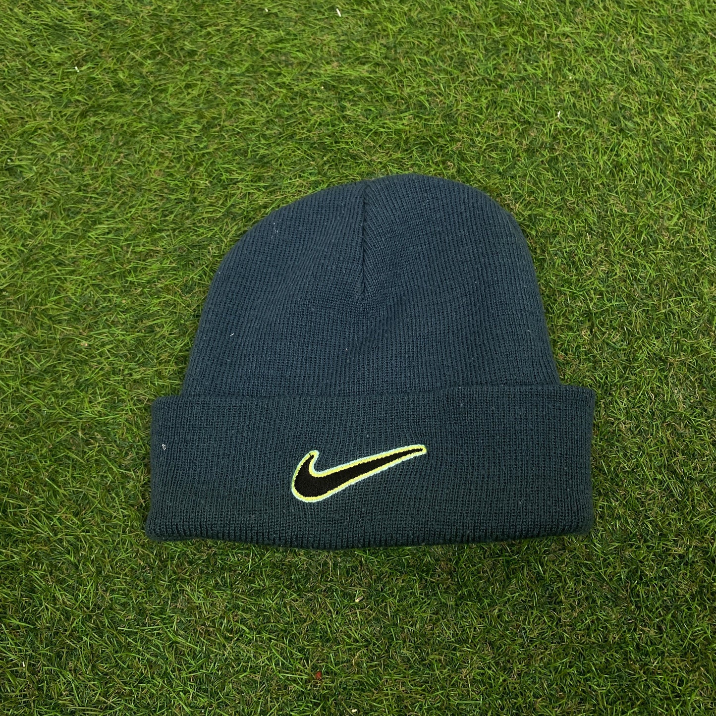 90s Nike Beanie Hat Green