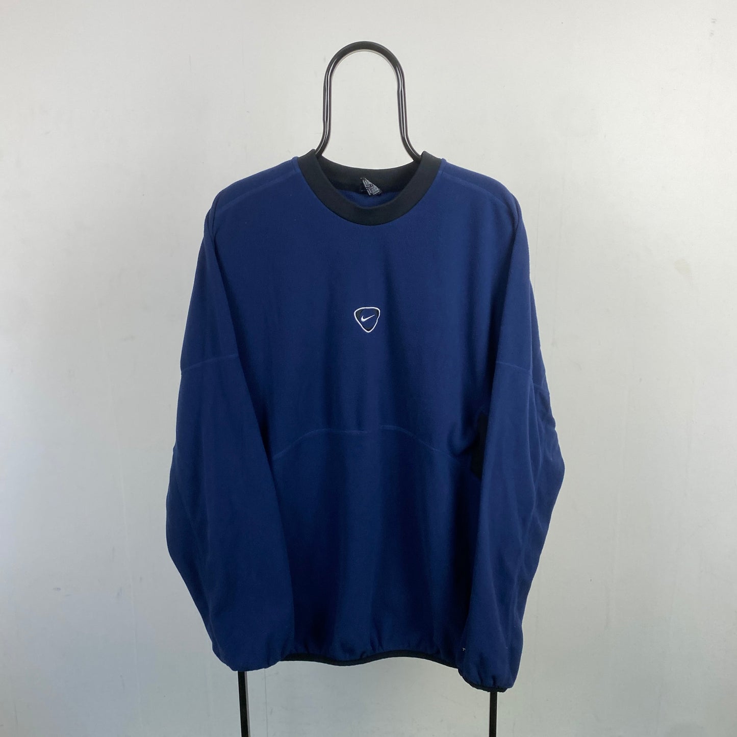 00s Nike Therma-Fit Fleece Sweatshirt Blue XL