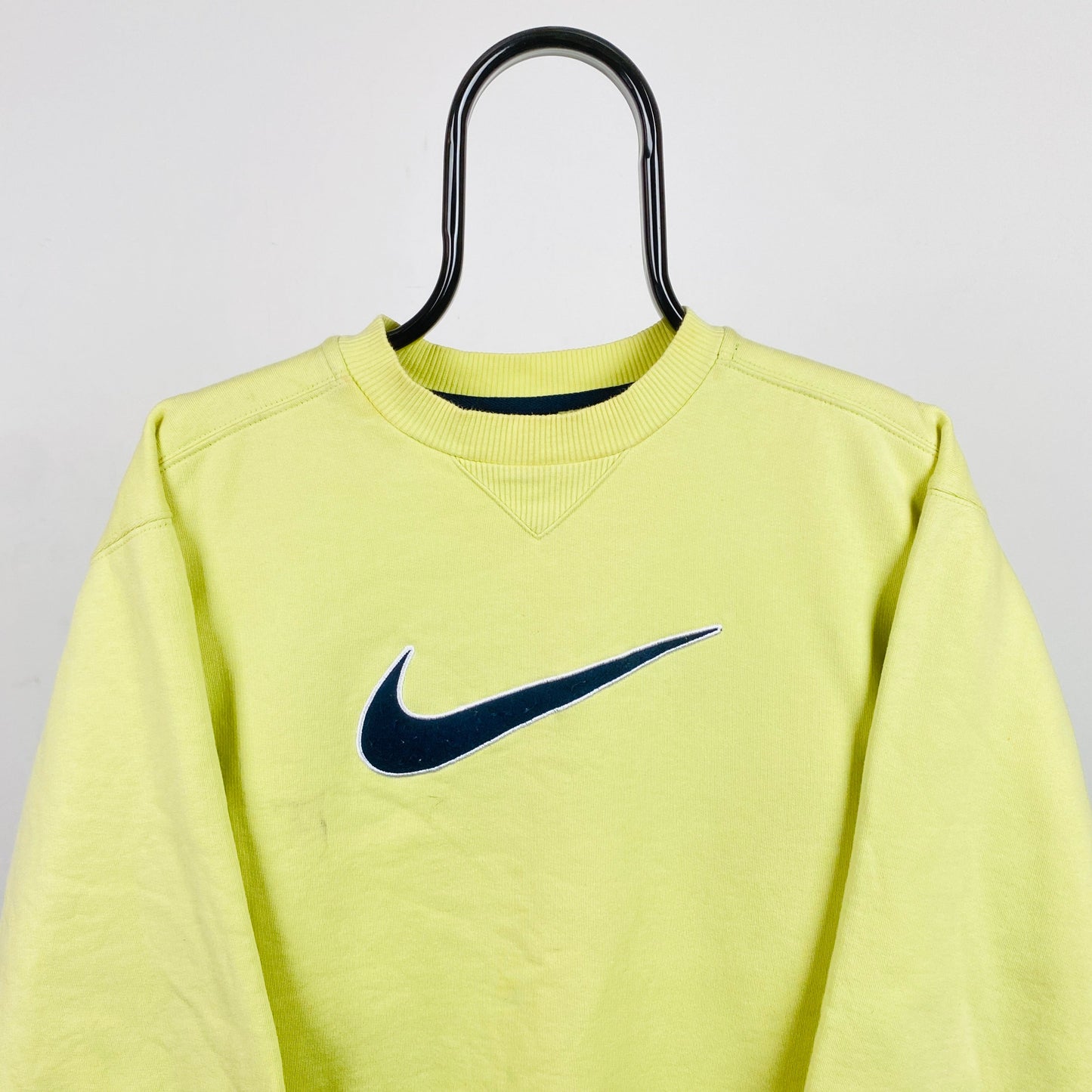 90s Nike Sweatshirt Yellow Small