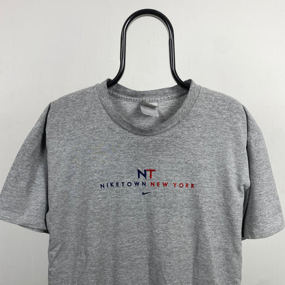 00s Nike Town New York T-Shirt Grey Large