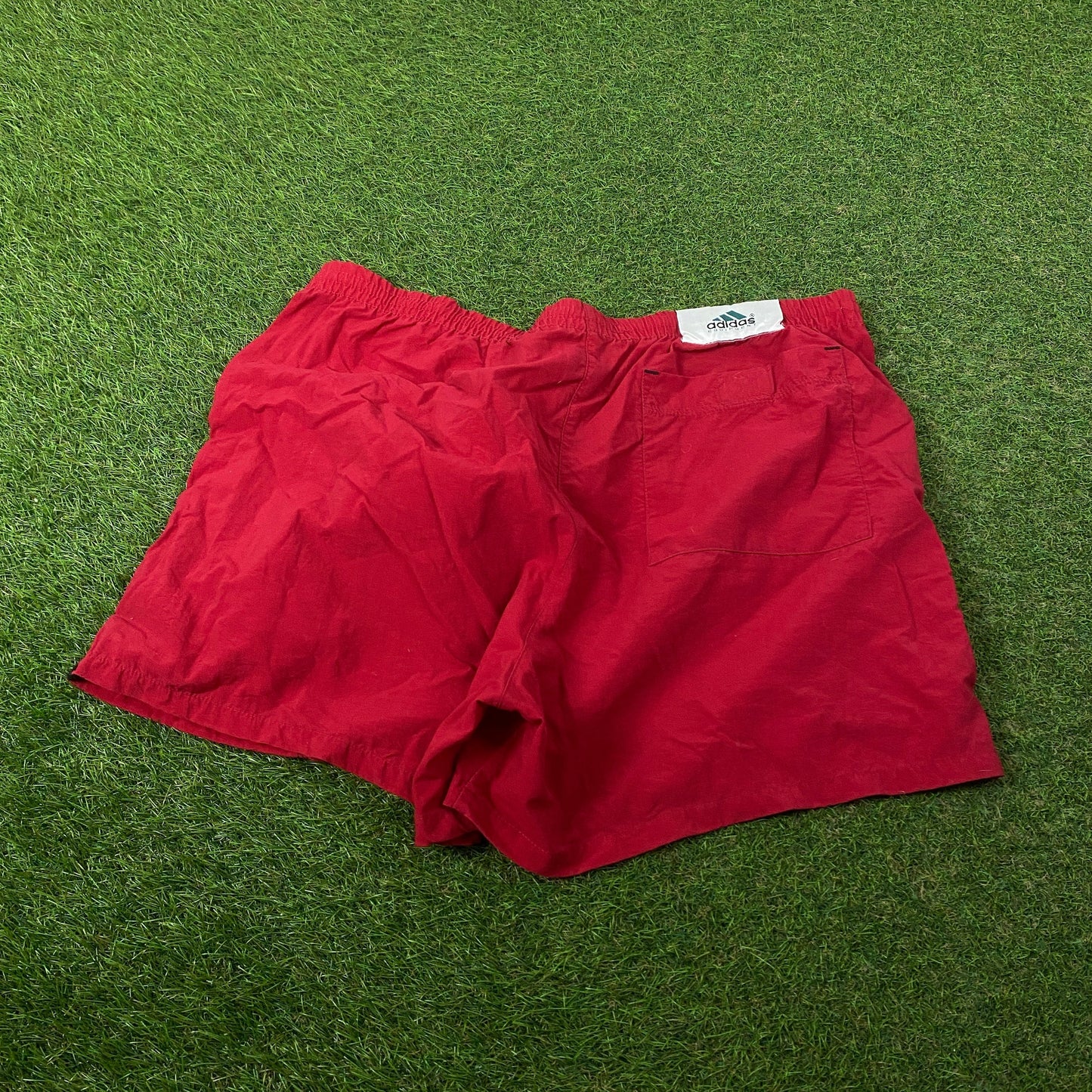 90s Adidas Equipment Shorts Red Medium
