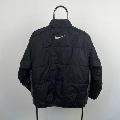 00s Nike Reversible Puffer Jacket Black Small