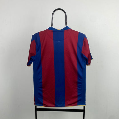 00s Nike Barcelona Football Shirt T-Shirt Red Small