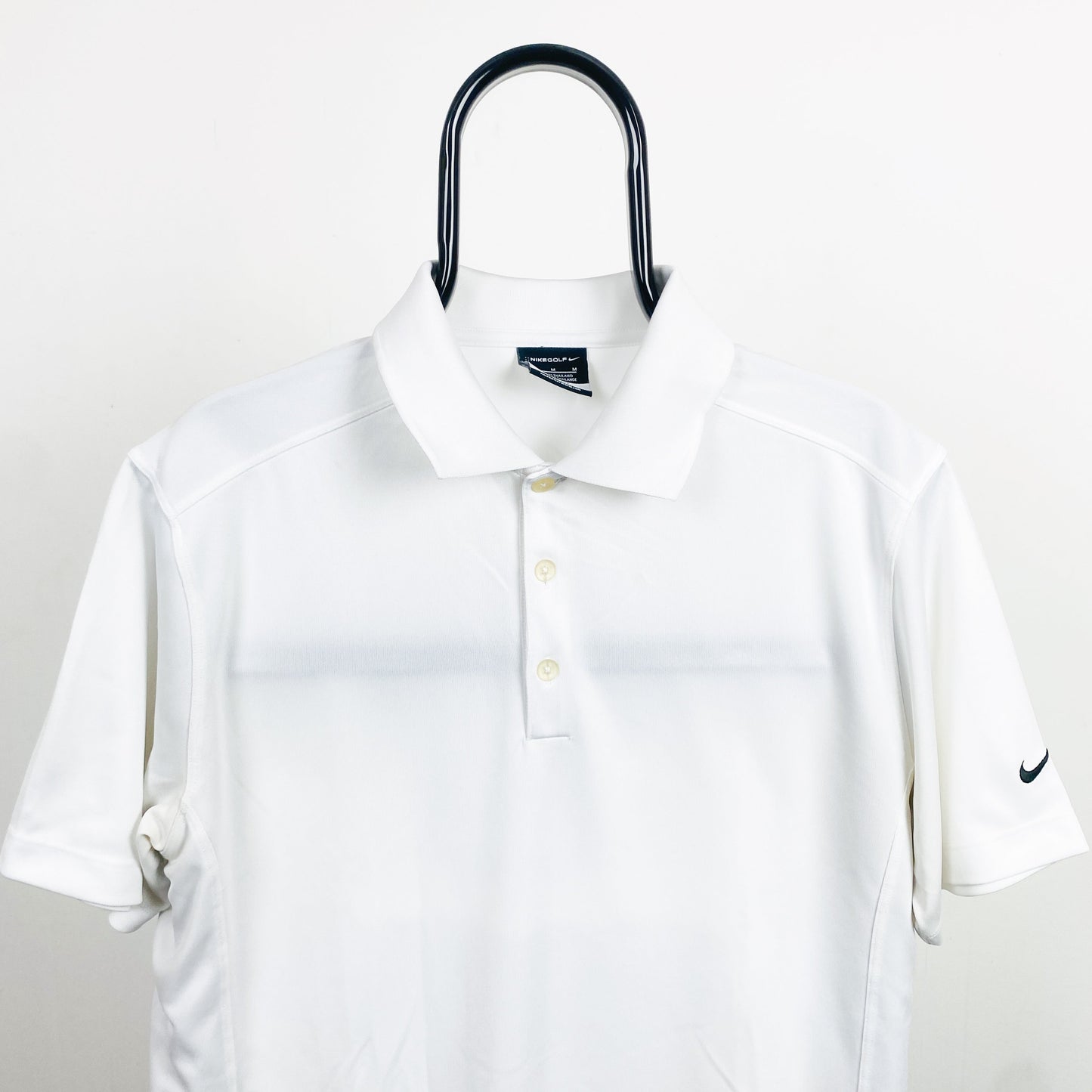 00s Nike Golf Polo Shirt T-Shirt White Medium