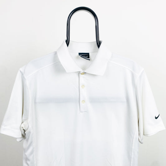 00s Nike Golf Polo Shirt T-Shirt White Medium
