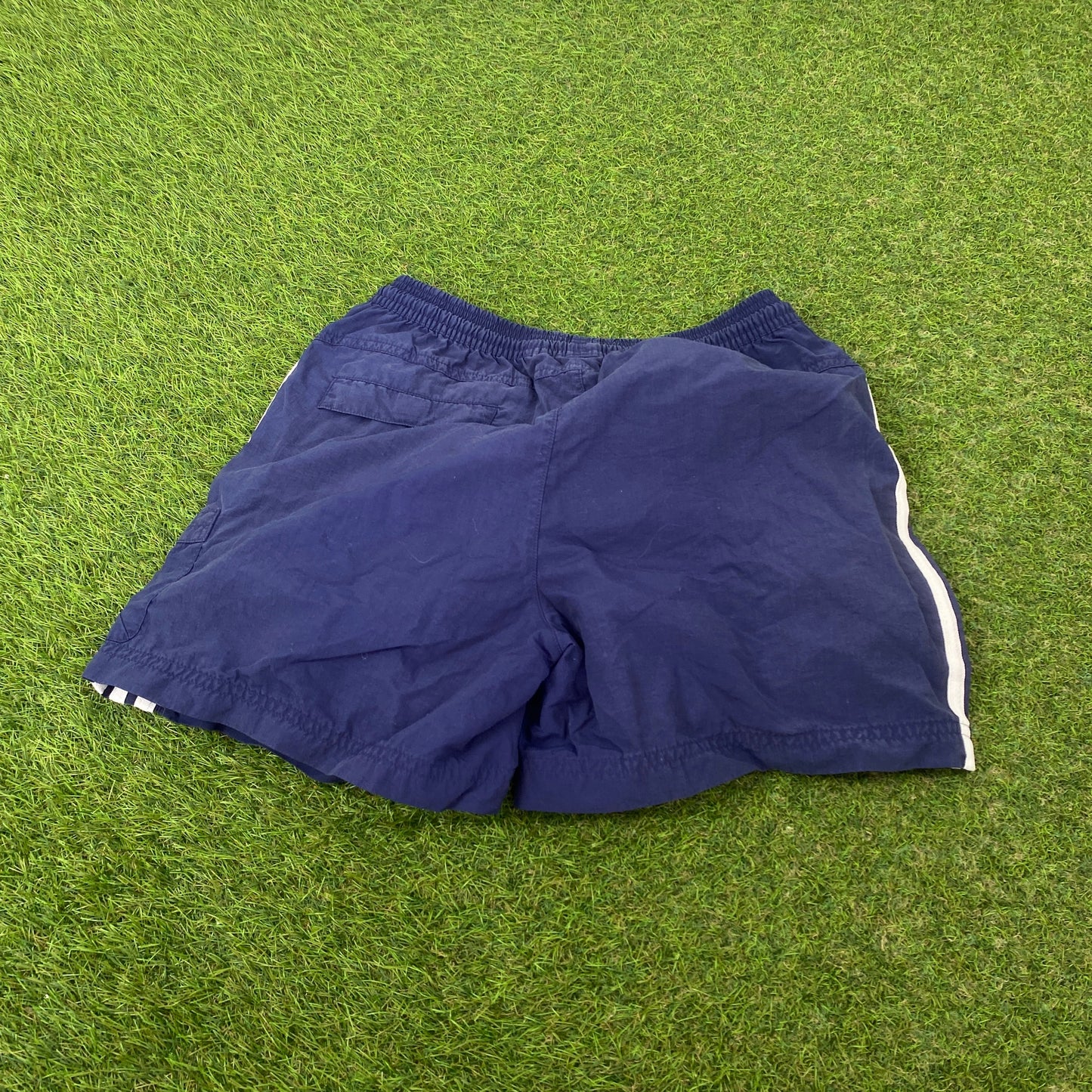 00s Adidas Swim Shorts Blue Small