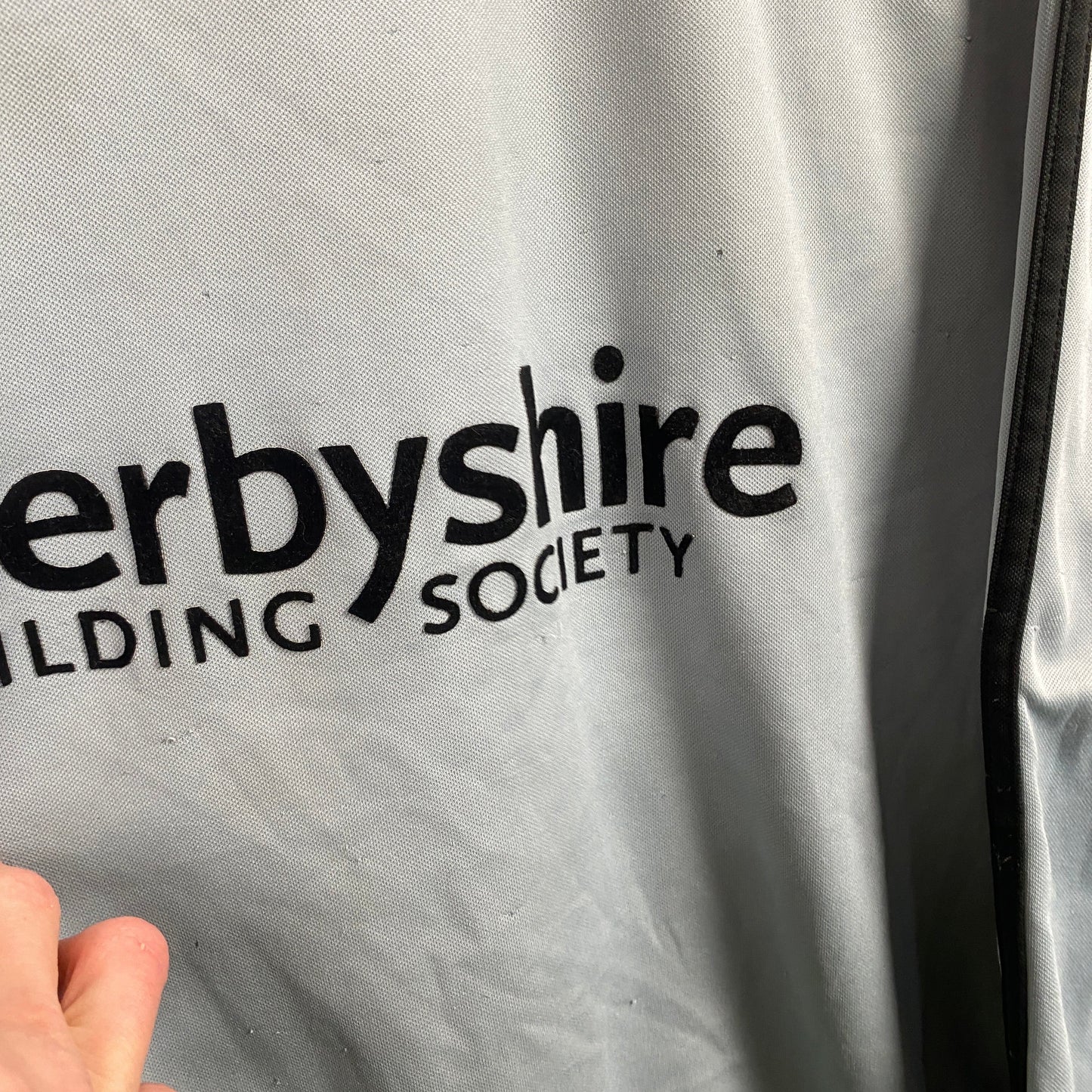 00s Adidas Derby Football Sweatshirt Grey XL