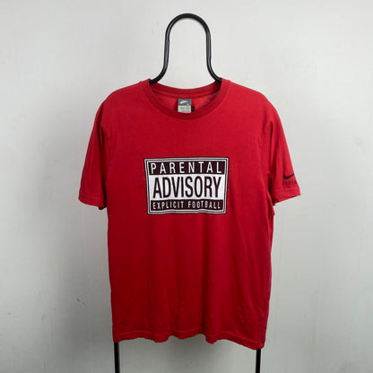 00s Nike Football T-Shirt Red Large