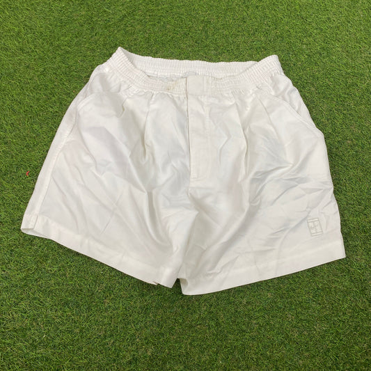 00s Nike Court Tennis Shorts White Small
