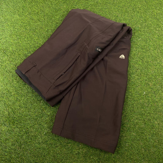 00s Nike ACG Cargo Trousers Joggers Brown XL
