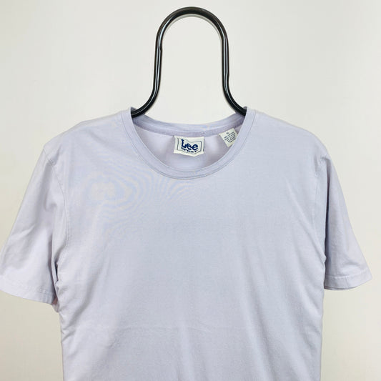 Retro Lee Sport T-Shirt Purple Small