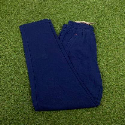 90s Nike Cotton Joggers Blue Small