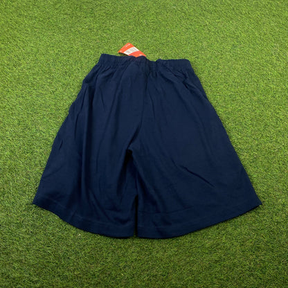 90s Nike Cotton Shorts Blue XS