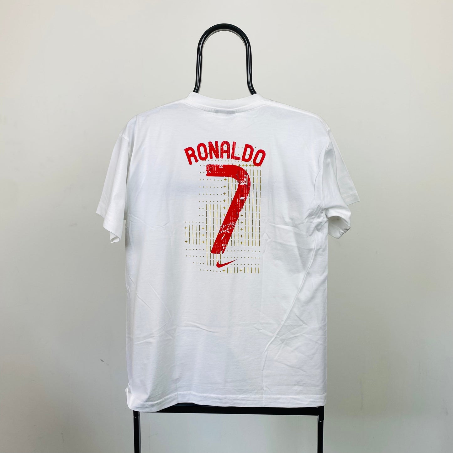 00s Nike Portugal Ronaldo T-Shirt White XS/Small
