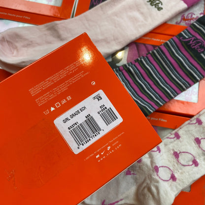 Vintage Nike Knee Socks 3 Pack UK12-2