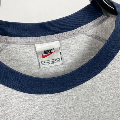 90s Nike Cropped T-Shirt Grey Small