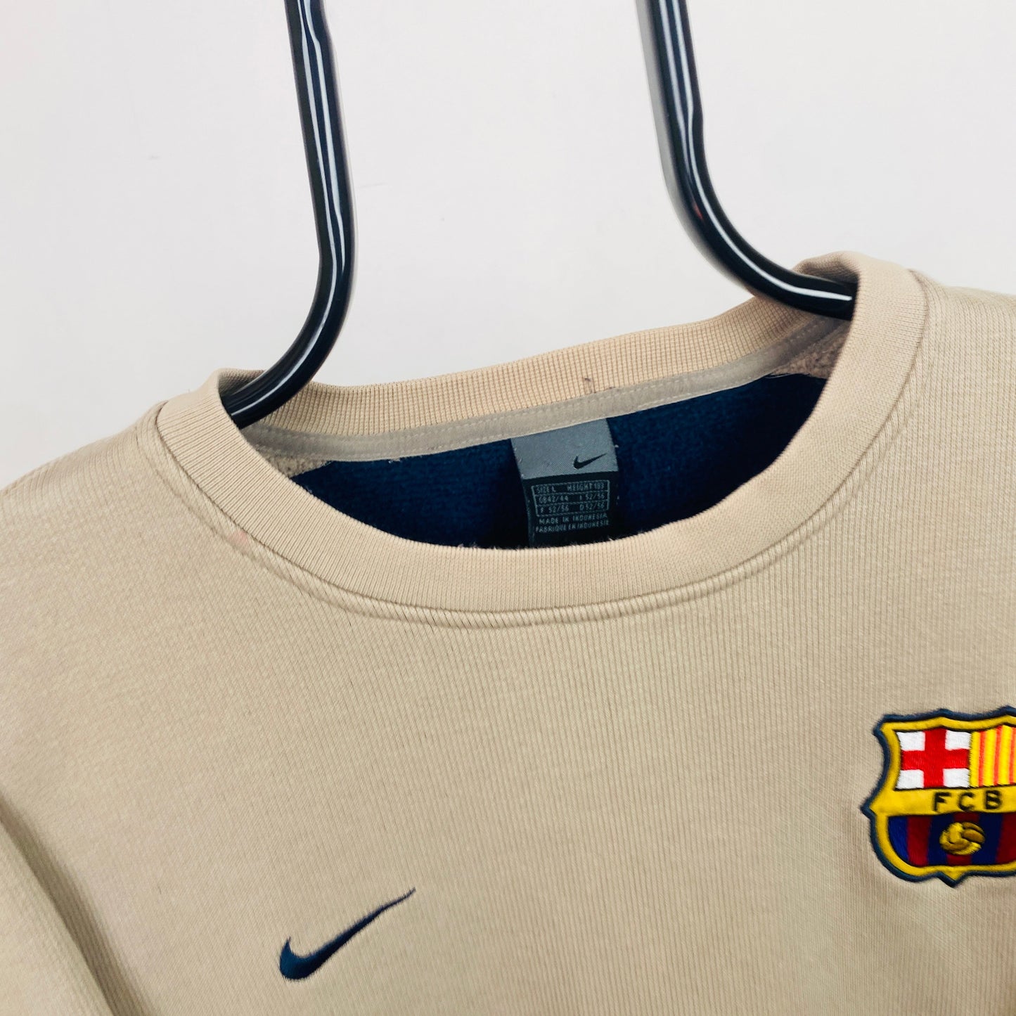 00s Nike Barcelona Sweatshirt Brown Large