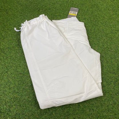 00s Nike Parachute Joggers White Small