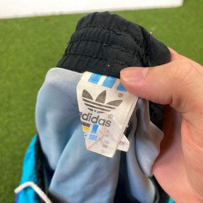 Vintage Adidas Wave Shorts Blue XL