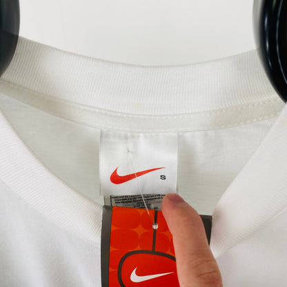 Vintage Nike Swoosh T-Shirt White Small