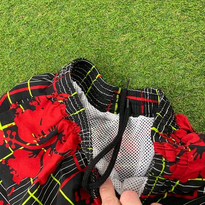 Retro Shorts Red XS