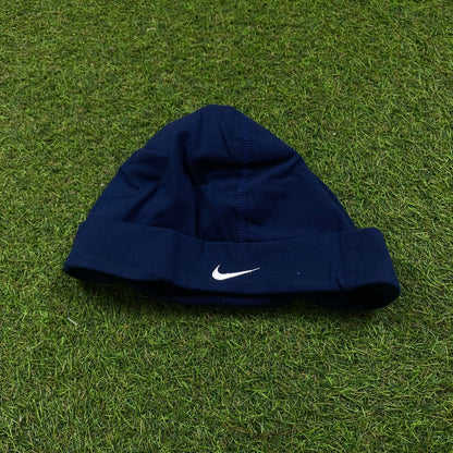 Vintage Nike Dri-Fit Beanie Hat Blue