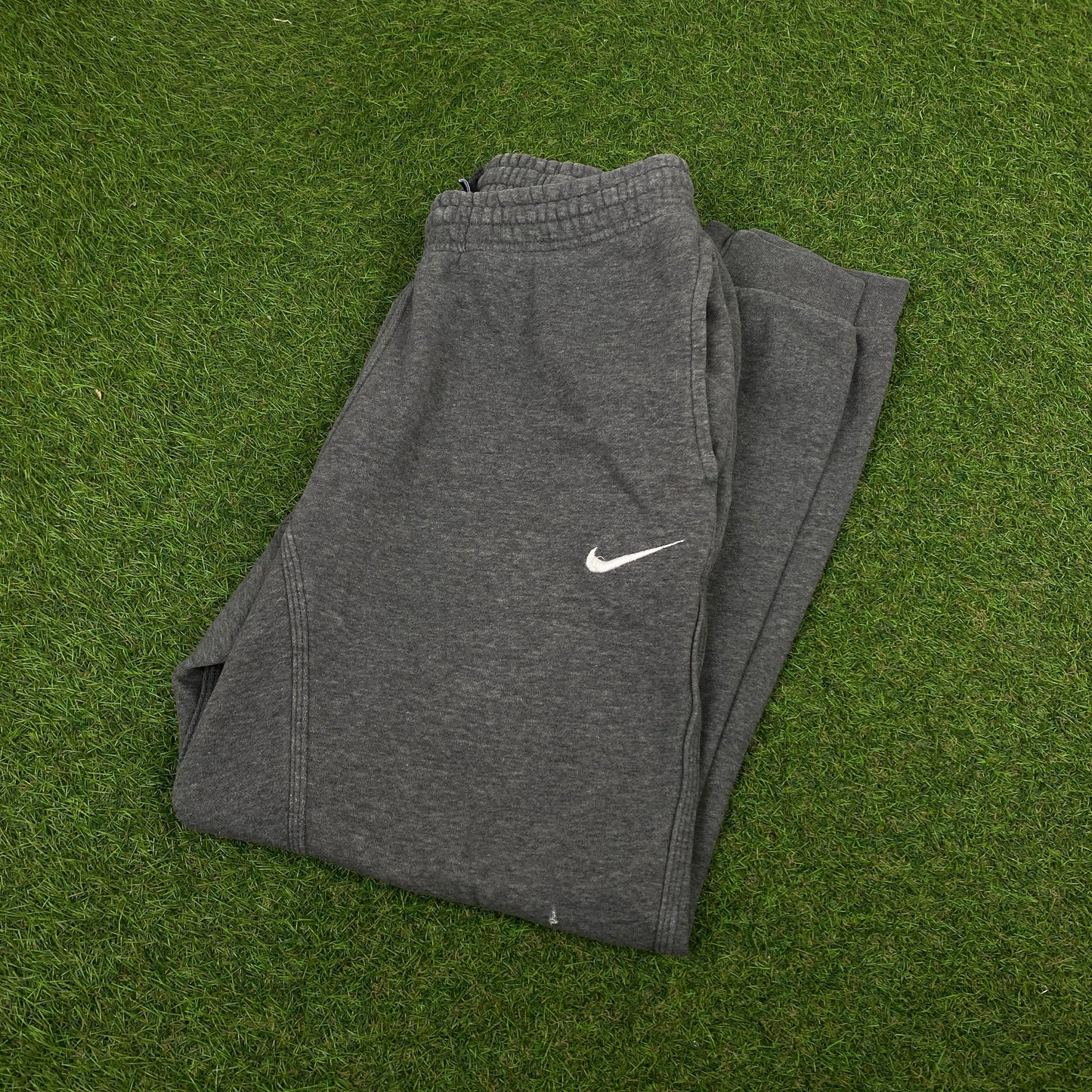 00s Nike Cotton Joggers Grey Small